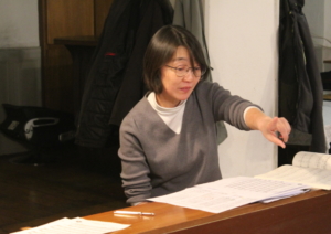 Dirigentin Izumi Shibata MGV Silberbrunnen,